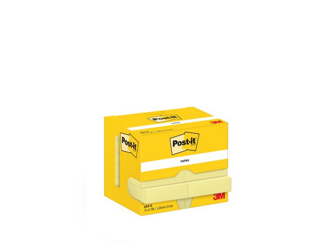 Post-it® Notes 38x51mm gul, st
