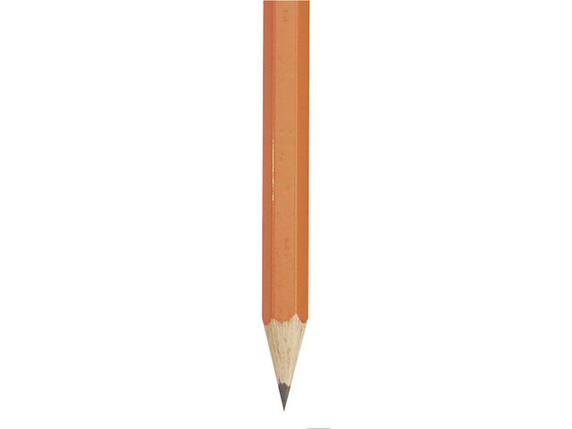 Faber-Castell Blyertspenna, B-stift, sexkantig pennkropp, brun, fp om 72 st