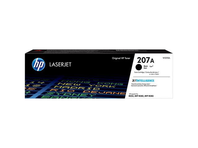 HP Toner W2210A 207A 1,35K Svart, st