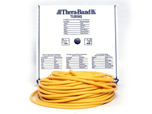 THERA-BAND Träningsband TUBING gul 30,5m, st