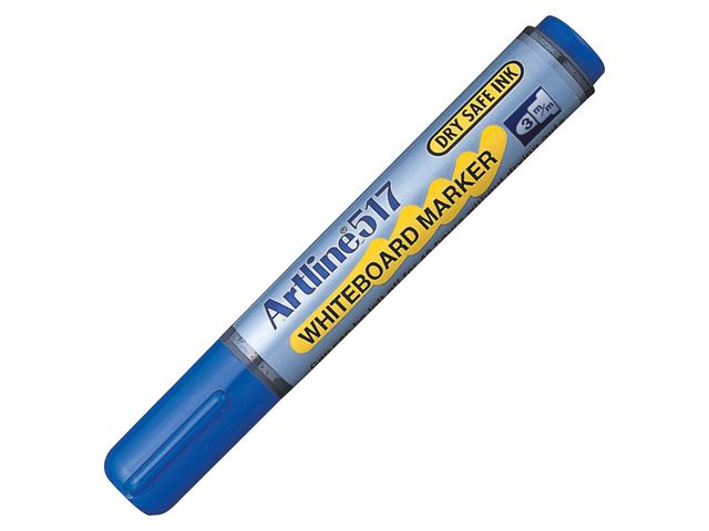 Artline Whiteboardpenna Rund 517 blå, st