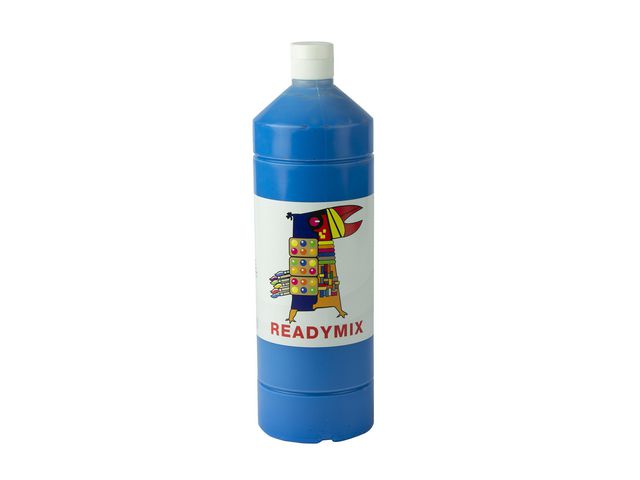 Readymix 1000 ml, primärblå, flaska om 1000 ml