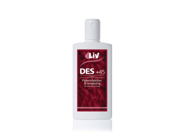 Liv Ytdesinfektion Des +45 300ml, flaska om 300 ml