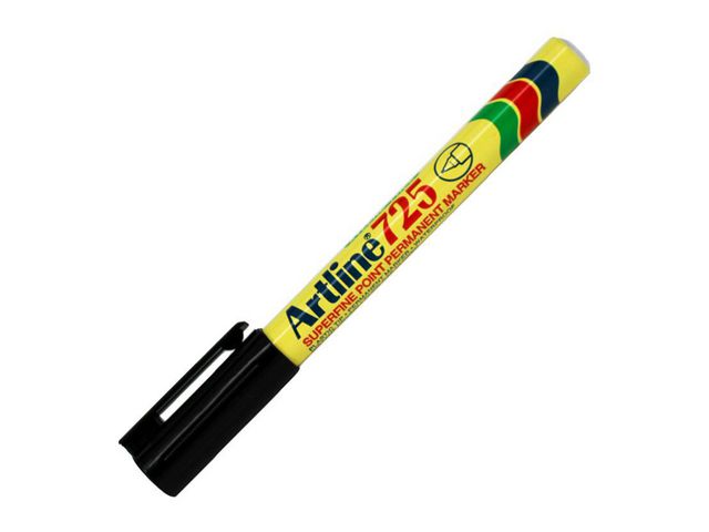 Artline Märkpenna Rund 725 Superf 0,4 sv, st