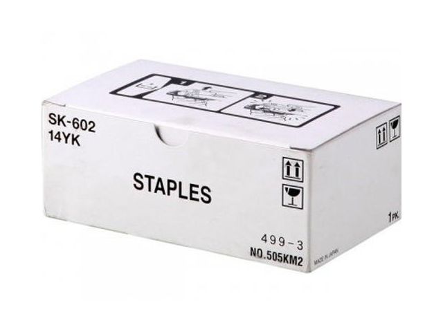 Konica Minolta Refillkassett med häftklamrar, 5 000 stycken, silver, fp om 3 st