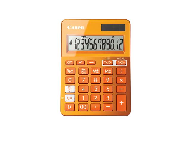 Canon Miniräknare LS-123K Orange, st