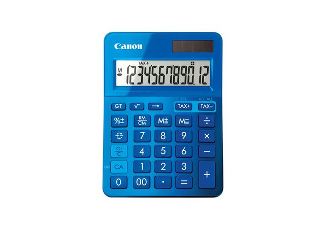 Canon Bordsräknare LS123K-MBL med 12-siffrig display, blå, st