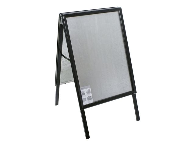 Gatuställ Alu-Blackline 50x70 svart, st