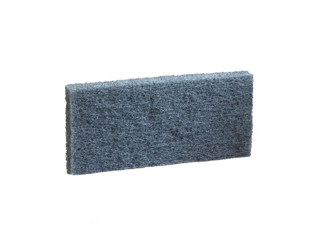 Scotch-Brite Skursvamp, mjuk fiber, flexibel, lätt att skölja, 254 x 117 mm, blå, st