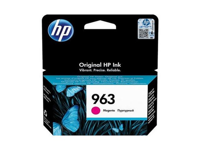 HP Bläckpatron 3JA24AE 963 Magenta, st
