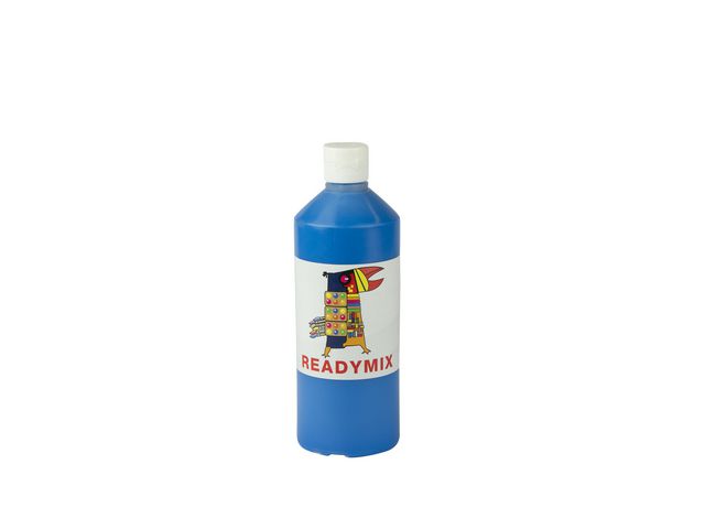 Readymix 500 ml, primärblå, flaska om 500 ml
