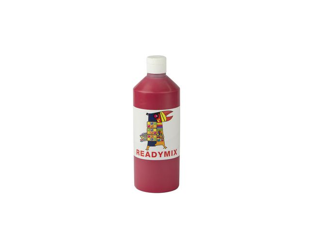 Readymix 500 ml, primärröd, flaska om 500 ml