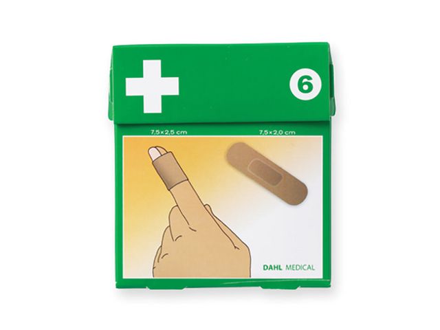 Dahl Medical Plåster textil Nr.6, fp om 50 st