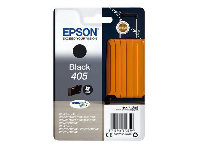 Epson Bläckpatron T405 svart, st