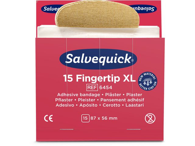 Salvequick Plåster refill fingertopp XL, fp om 15 st
