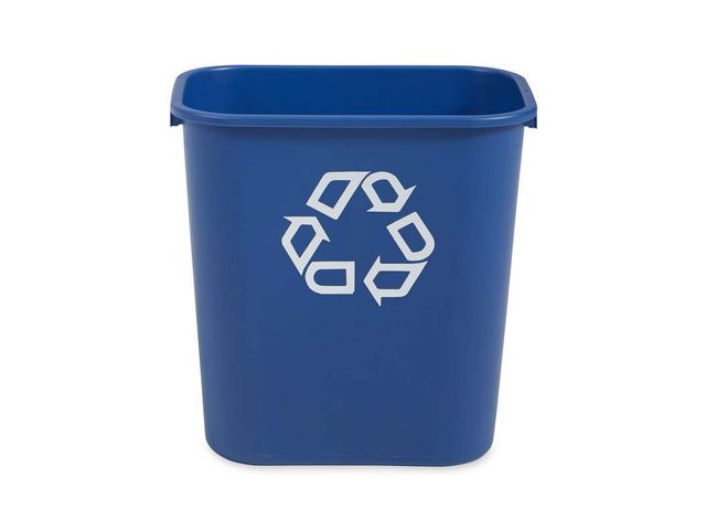Rubbermaid Commercial Products WMB30R Concept Collection papperskorg, blå, 28 liter, 350 x 250 x 375 mm, st