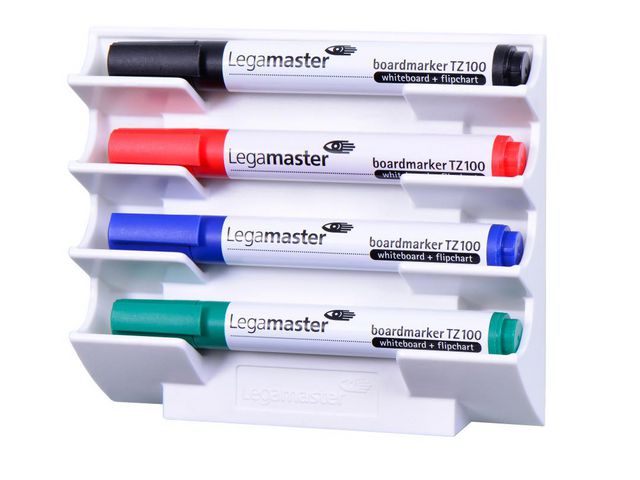 Legamaster Hållare för whiteboard pennor vit, st