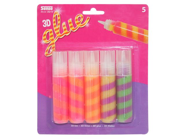 Sense Glitterlim Randigt, fp om 5 st
