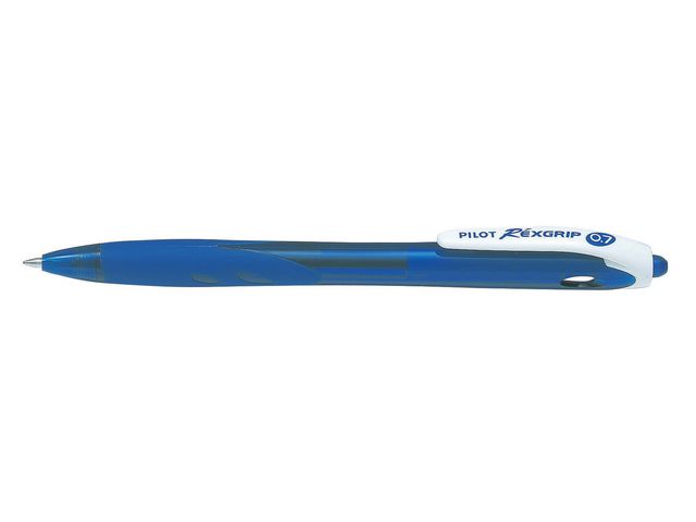 Pilot Begreen Kulpenna, Begreen Rexgrip, tunn spets på 0,7 mm, blå, st