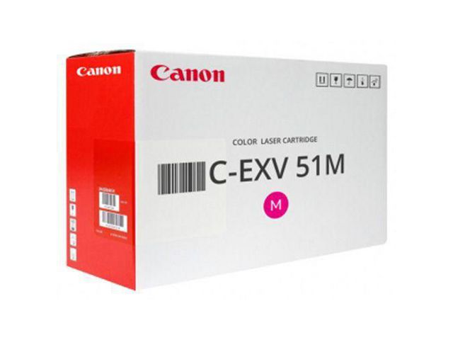 Canon Originaltonerkassett, C-EXV 51, magenta, 0483C002AA, st