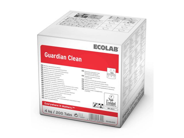 Ecolab Maskindisk Guardian Clean, fp om 200 st