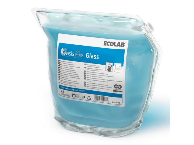 Ecolab Fönsterputs Oasis Pro 2L, flaska om 2 l