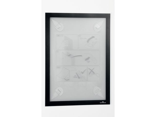 Durable Inforam självhäftande DURAFRAME wallpaper A4 svart, st