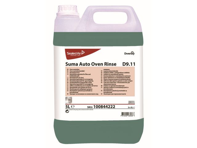 Diversey Sköljmedel AUTO OVEN RINSE D9 5L, burk 5 l