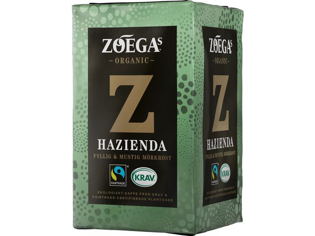 ZOEGAS Kaffe Hazienda ekologiskt 450 g, fp om 450 g