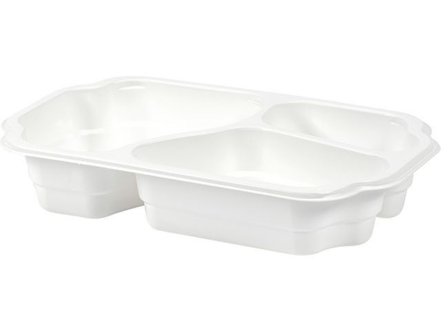 Matbehållare, Duniform, 1,1 l, engångsbruk, 250 x 159 x 48 mm, svart, fp om 246 st