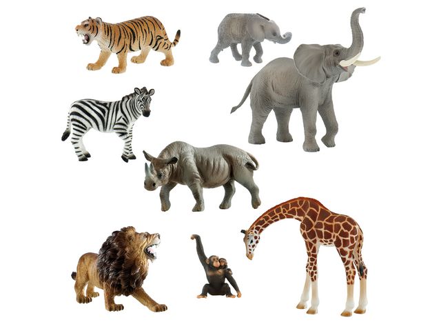 BULLYLAND® Vilda djur Afrika, fp om 8 st