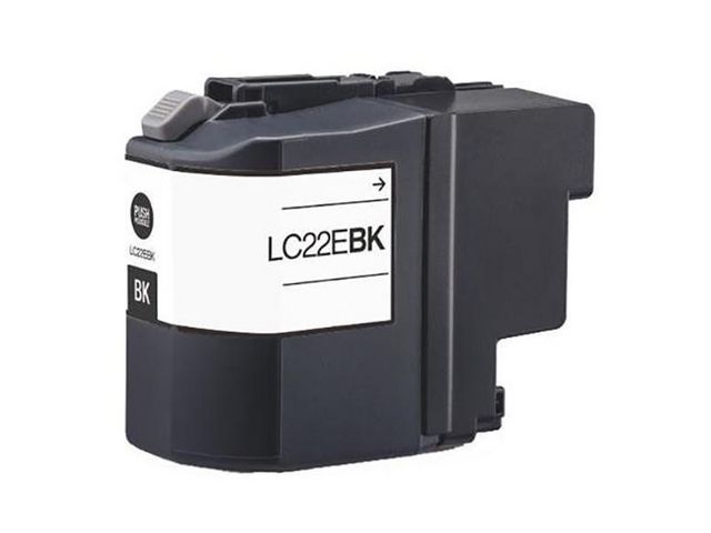 Brother Bläckpatron LC22EBK Svart, st