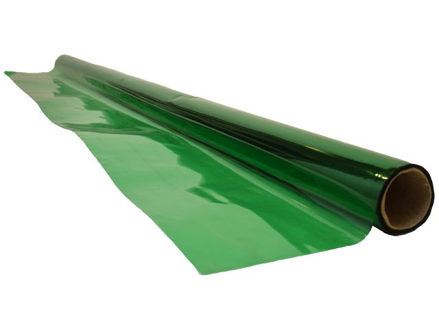 Cellofan grön 70cm x 2 m, rulle om 2 m
