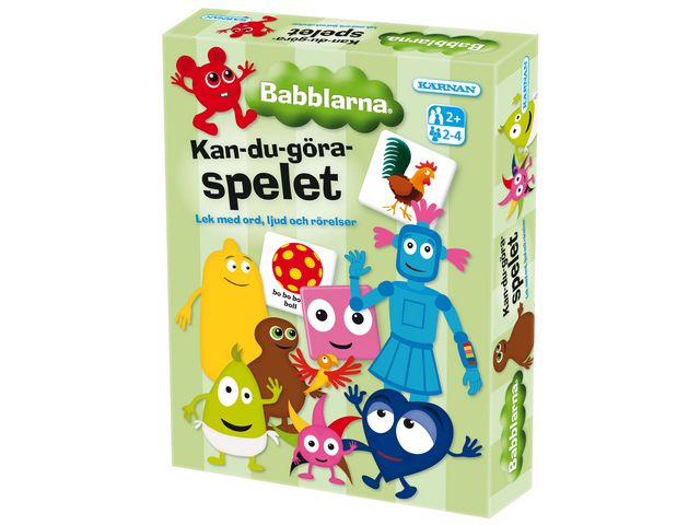 KÄRNAN Spel Babblarna Kan-du-göra 2år, st
