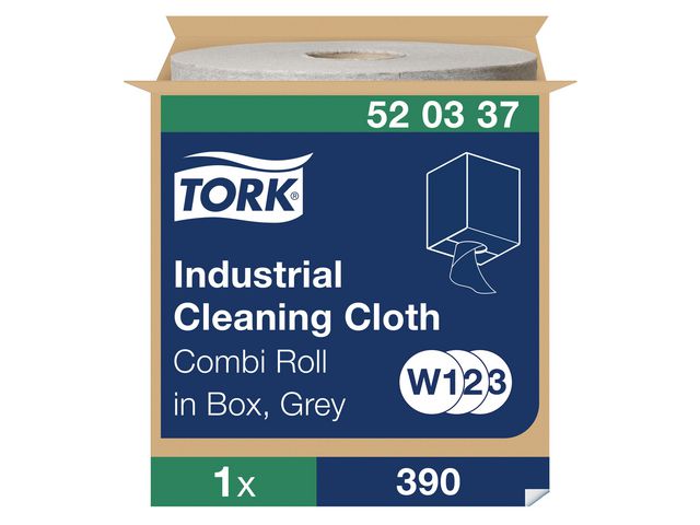 Tork Rengöringsduk Flexibel W1/W2/W3 grå, st