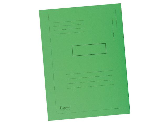 Exacompta Mapp  2-klaff 280g A4 grön, st