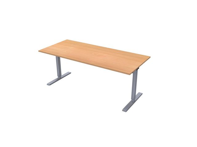 LANAB DESIGN Skrivbord EF Smart 1800x800 Björk/Silver, st