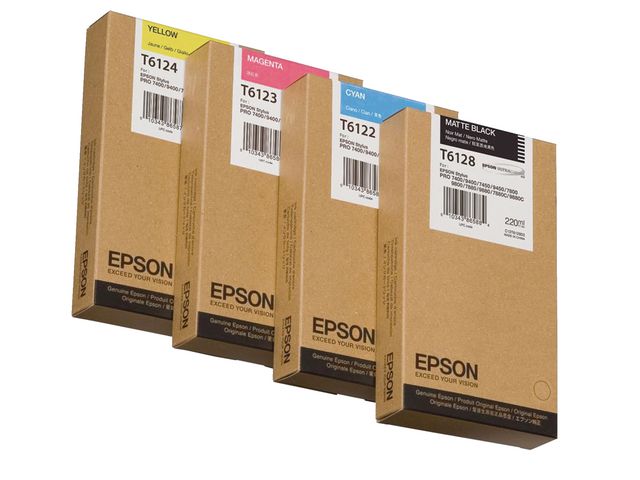 Epson Bläckpatron, T6124, hög kapacitet, gul, C13T612400, st