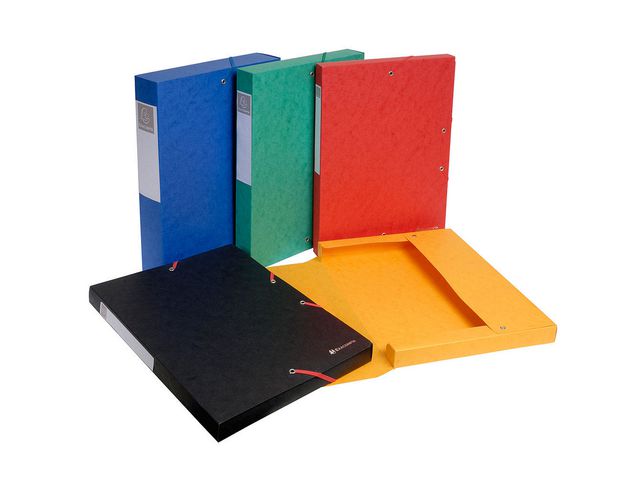 Exacompta Boxmapp Exabox Scotten Nature Future®, A4, 200 ark, 25mm rygg, presspan, olika färger, st