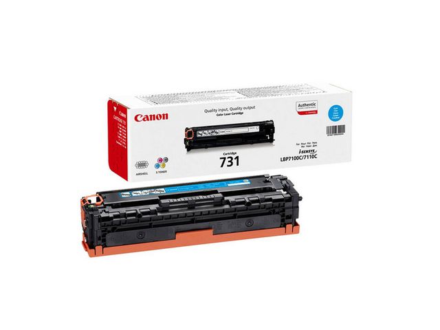 Canon Toner, 731 C, 6271B002, cyan, singelförpackning, st