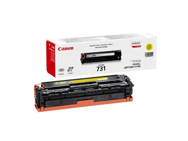 Canon Toner, 731 Y, 6269B002, gul, singelförpackning, st