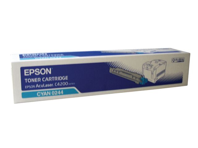 Epson Toner, AcuBrite, cyan, singelförpackning, C13S050244, st