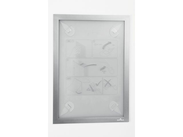 Durable Inforam självhäftande DURAFRAME wallpaper A4 silver, st