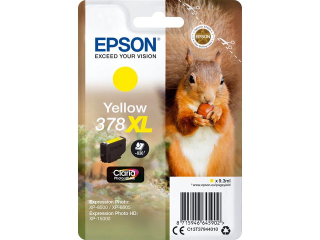 Epson Bläckpatron T3788 XL Gul, st
