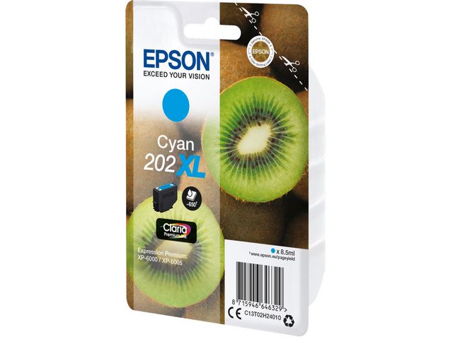 Epson Bläckpatron T202 XL Cyan, st