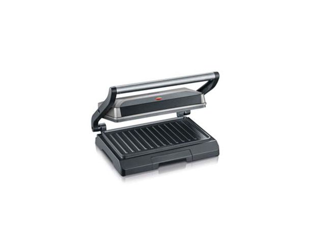 Severin Klämgrill grå metallic 24x14cm 800W, st