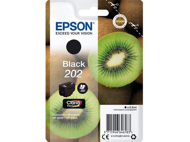 Epson Bläckpatron T202 Svart, st