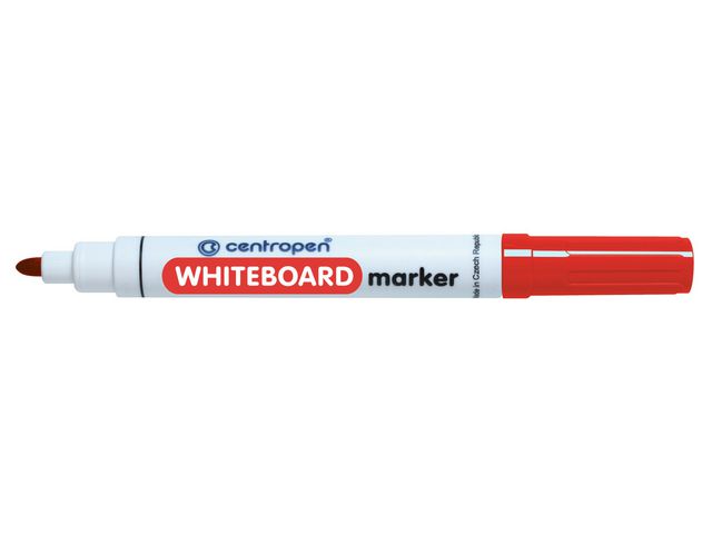CENTROPEN Whiteboardpenna rund röd, st
