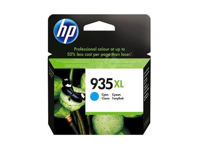 HP Bläckpatron, 935XL, C2P24AE, cyan, singelförpackning, st