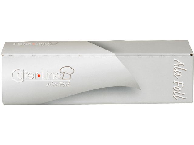 CATER LINE Aluminiumfolie i cutbox, 150 x 0,29 m, 14, rulle om 150 m